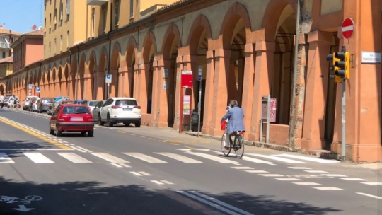 bologna bike to work pista ciclabile